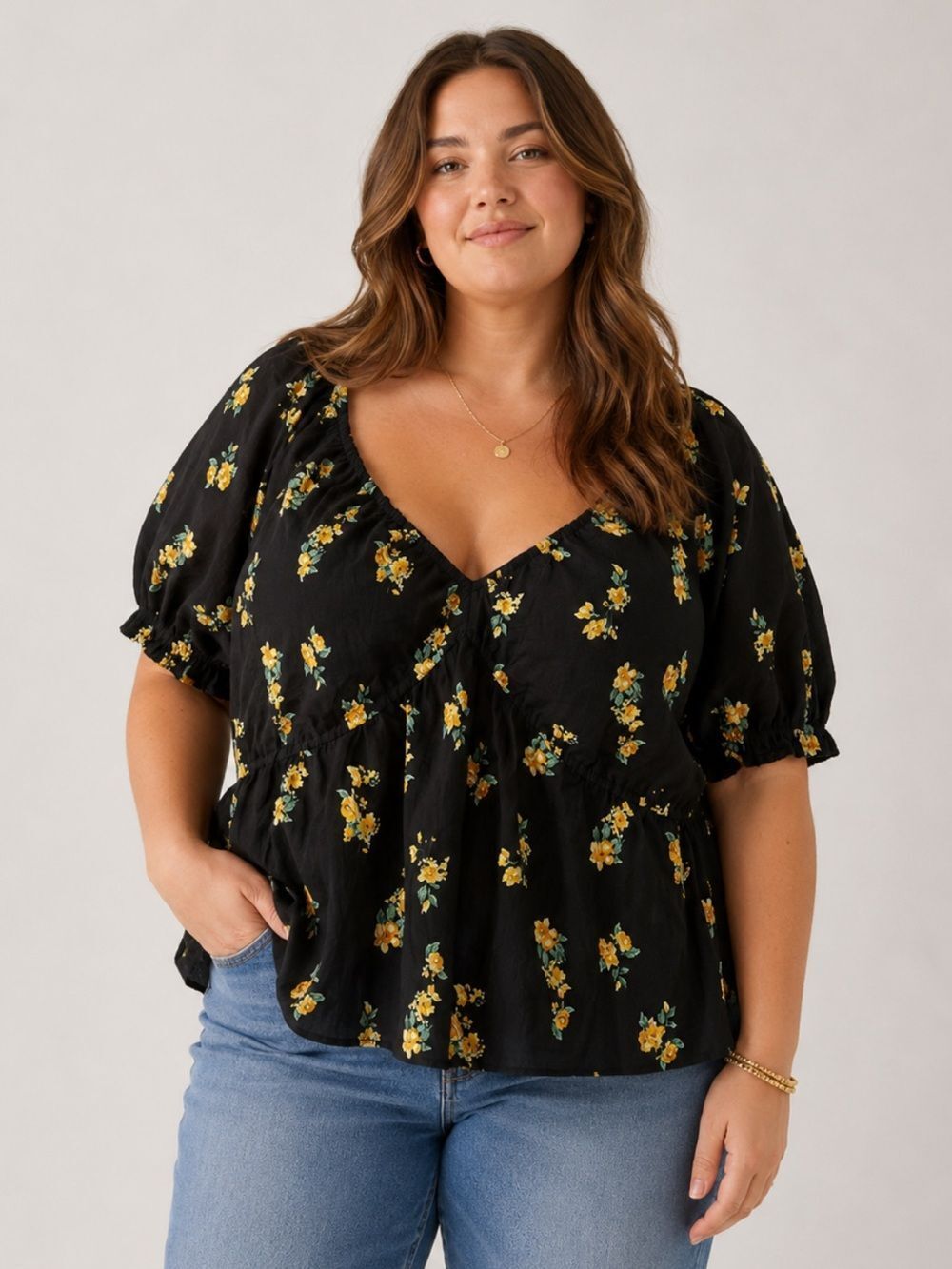 🎉5 for $45🎉 NWTA new day top blouse shirt size XxL